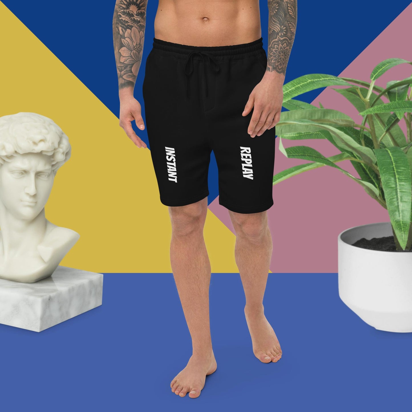 Men's fleece shorts (Instant Replay)