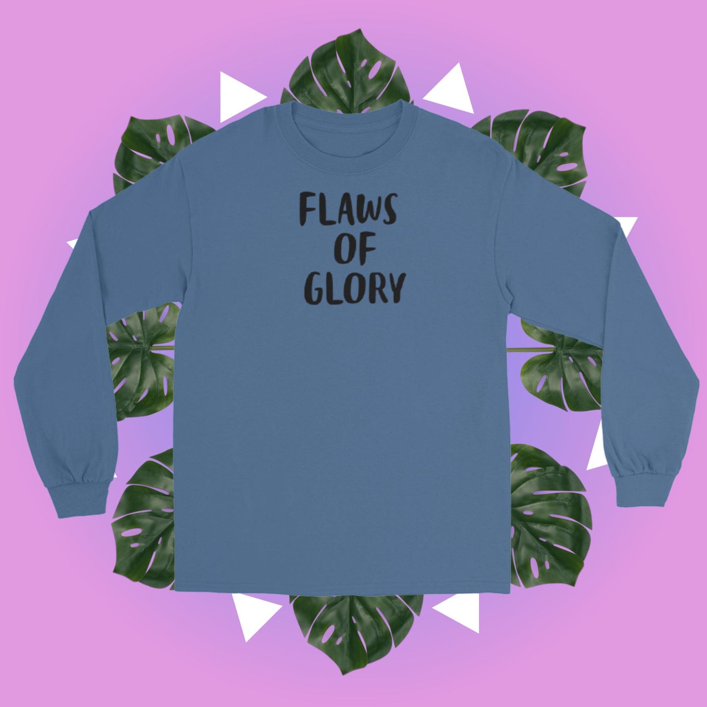 Men’s Long Sleeve Shirt (Flaws Of Glory)