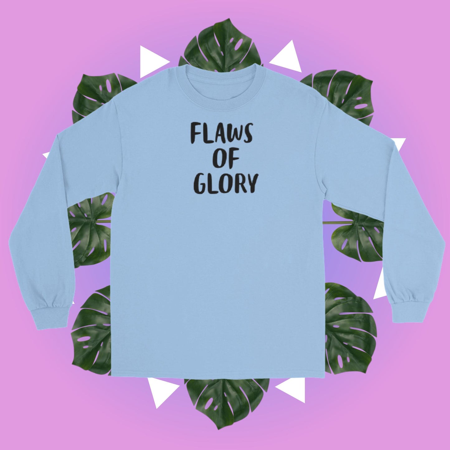 Men’s Long Sleeve Shirt (Flaws Of Glory)