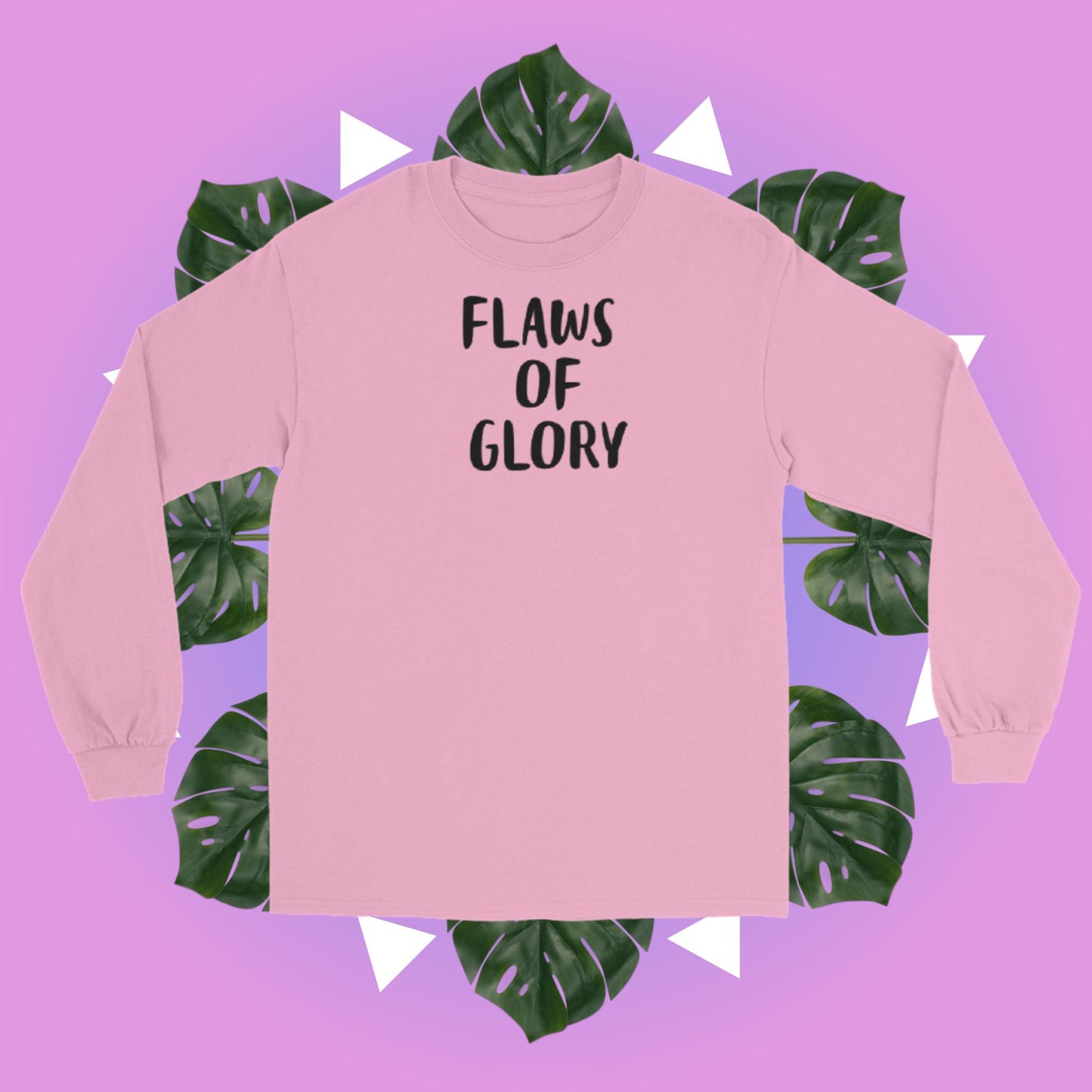 Men’s Long Sleeve Shirt (Flaws Of Glory)