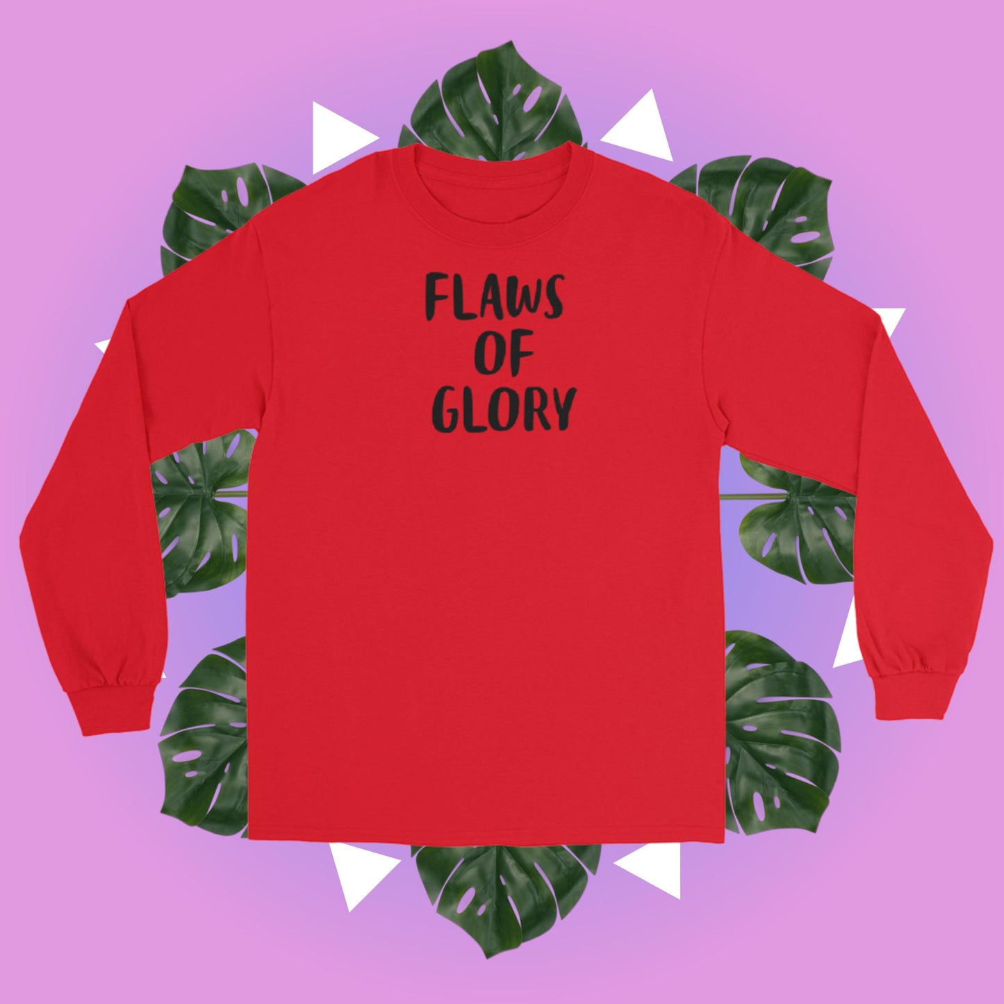 Men’s Long Sleeve Shirt (Flaws Of Glory)