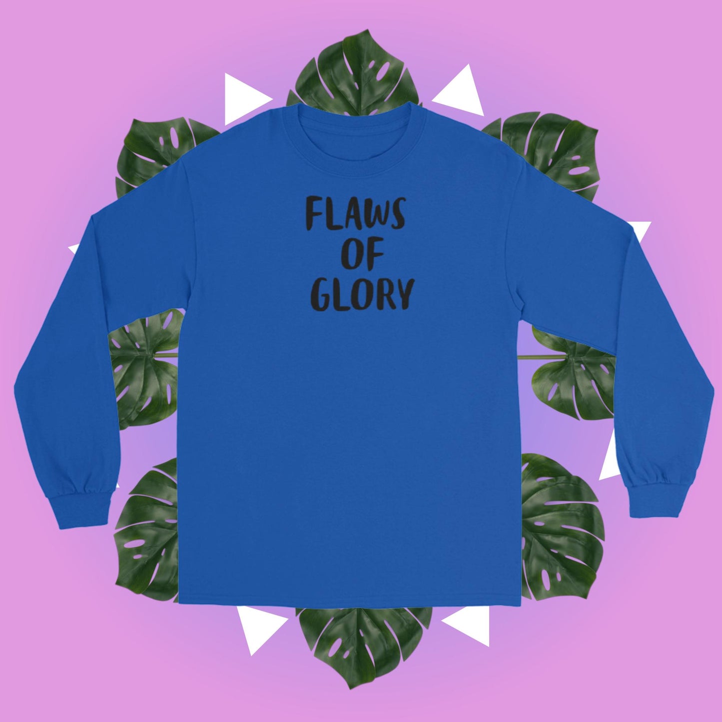 Men’s Long Sleeve Shirt (Flaws Of Glory)