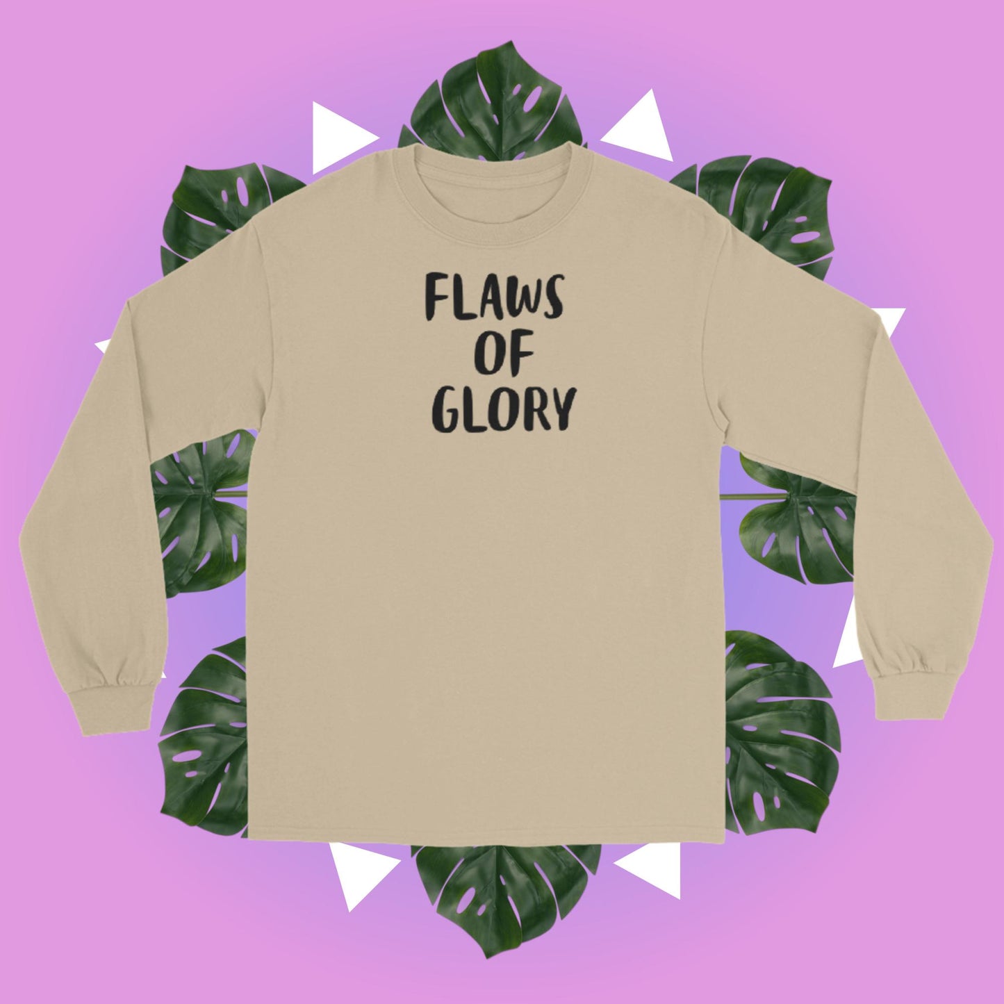Men’s Long Sleeve Shirt (Flaws Of Glory)