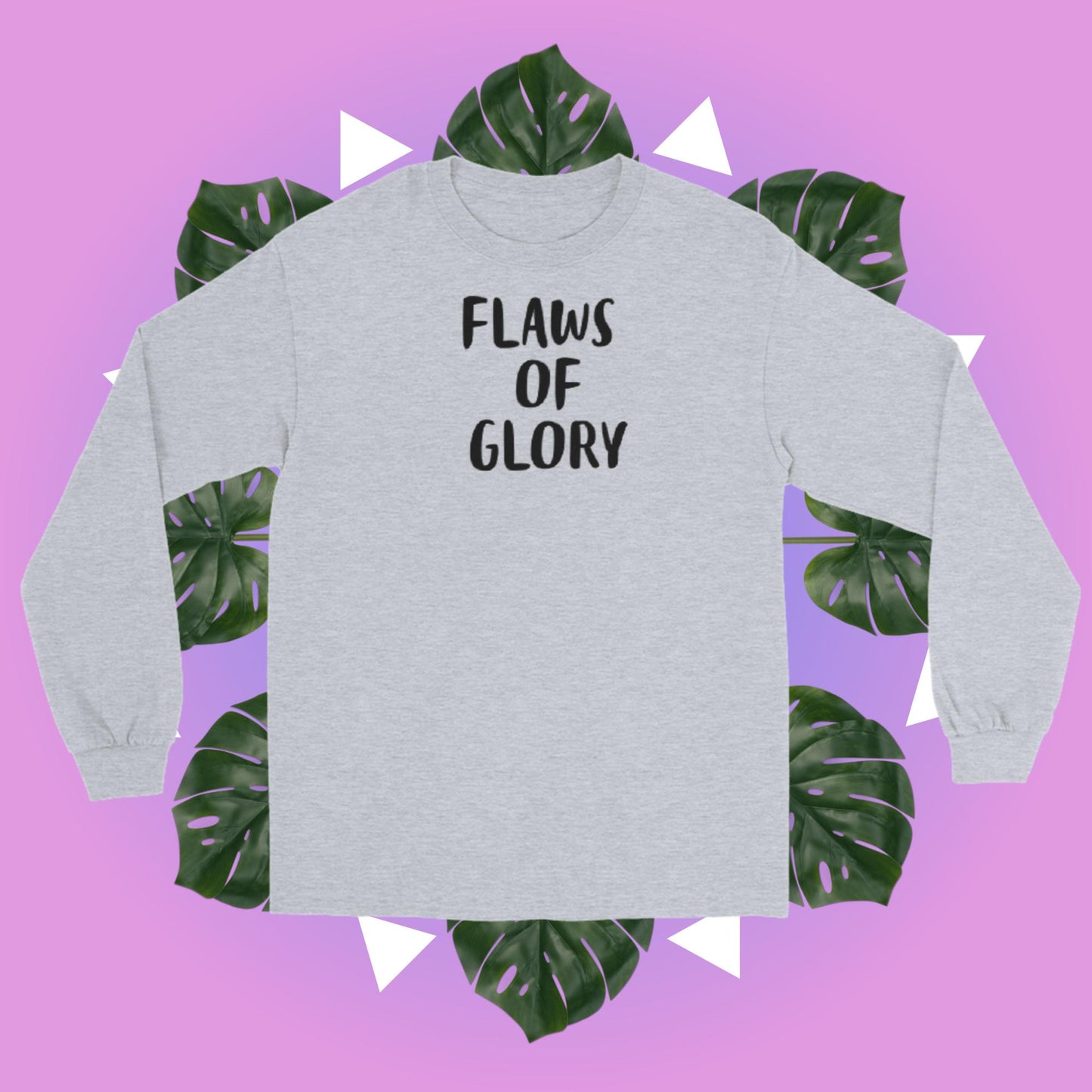 Men’s Long Sleeve Shirt (Flaws Of Glory)