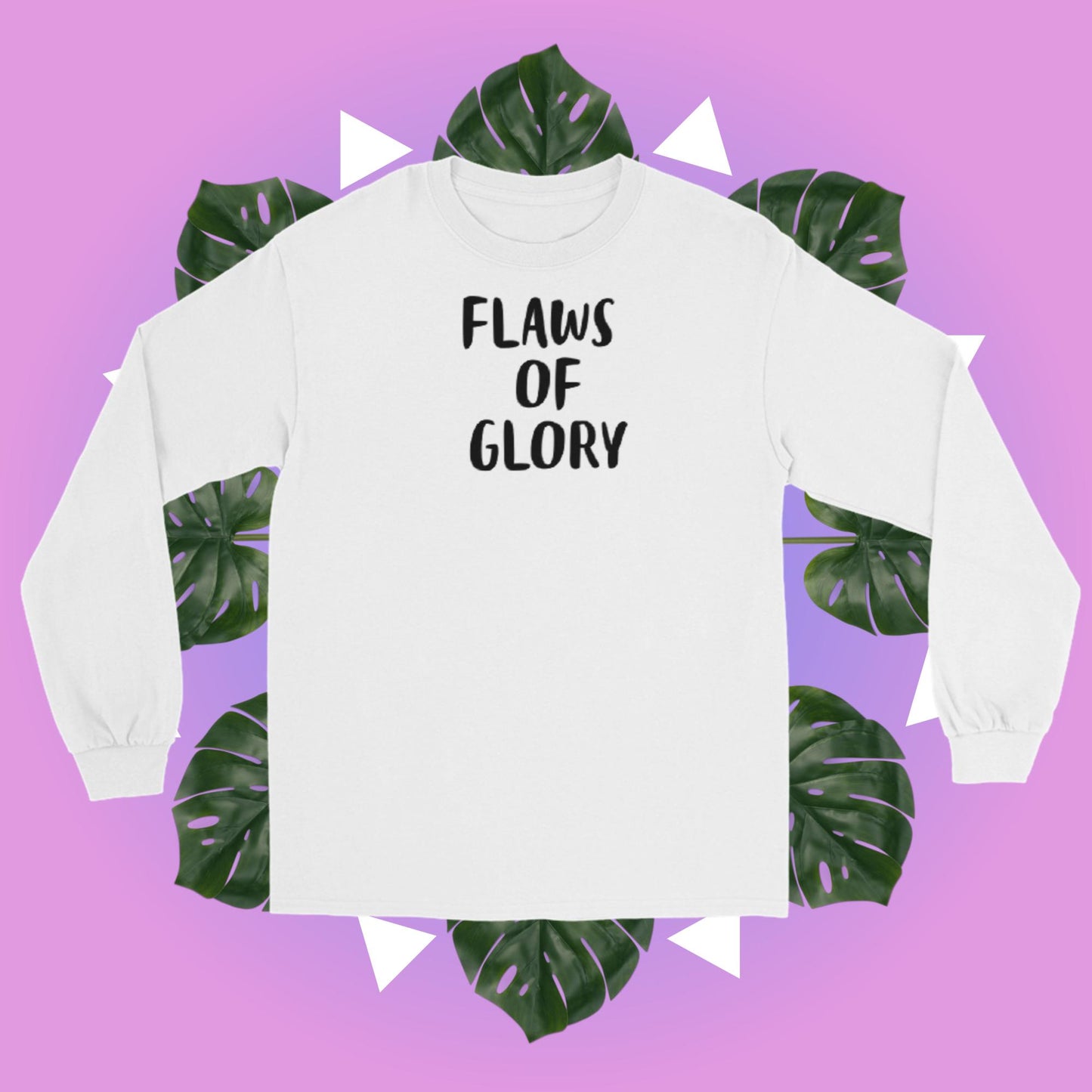 Men’s Long Sleeve Shirt (Flaws Of Glory)