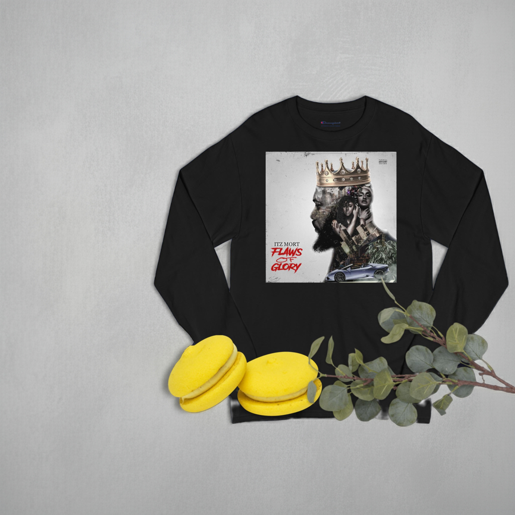 Men's Champion Long Sleeve Shirt- (Flaws Of Glory)