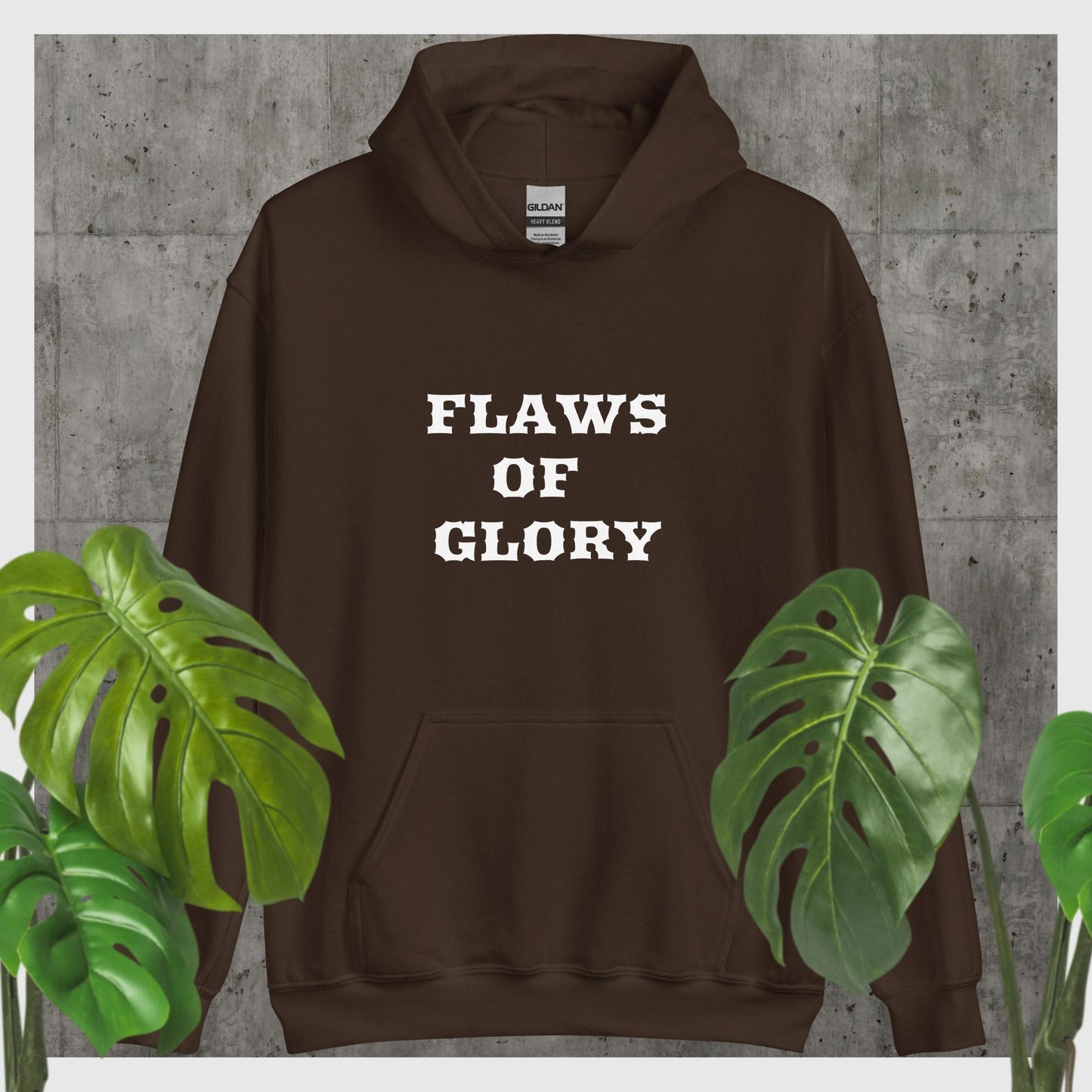 Unisex Hoodie "Flaws Of Glory"