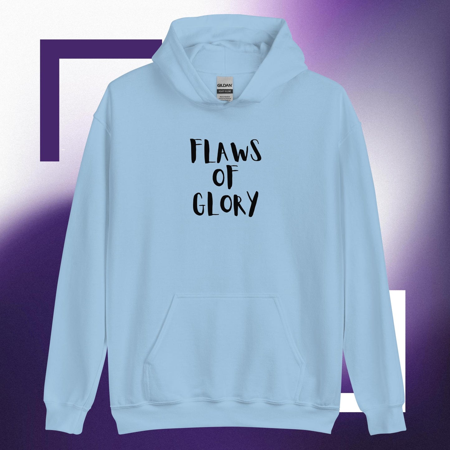 Unisex Hoodie "Flaws Of Glory"