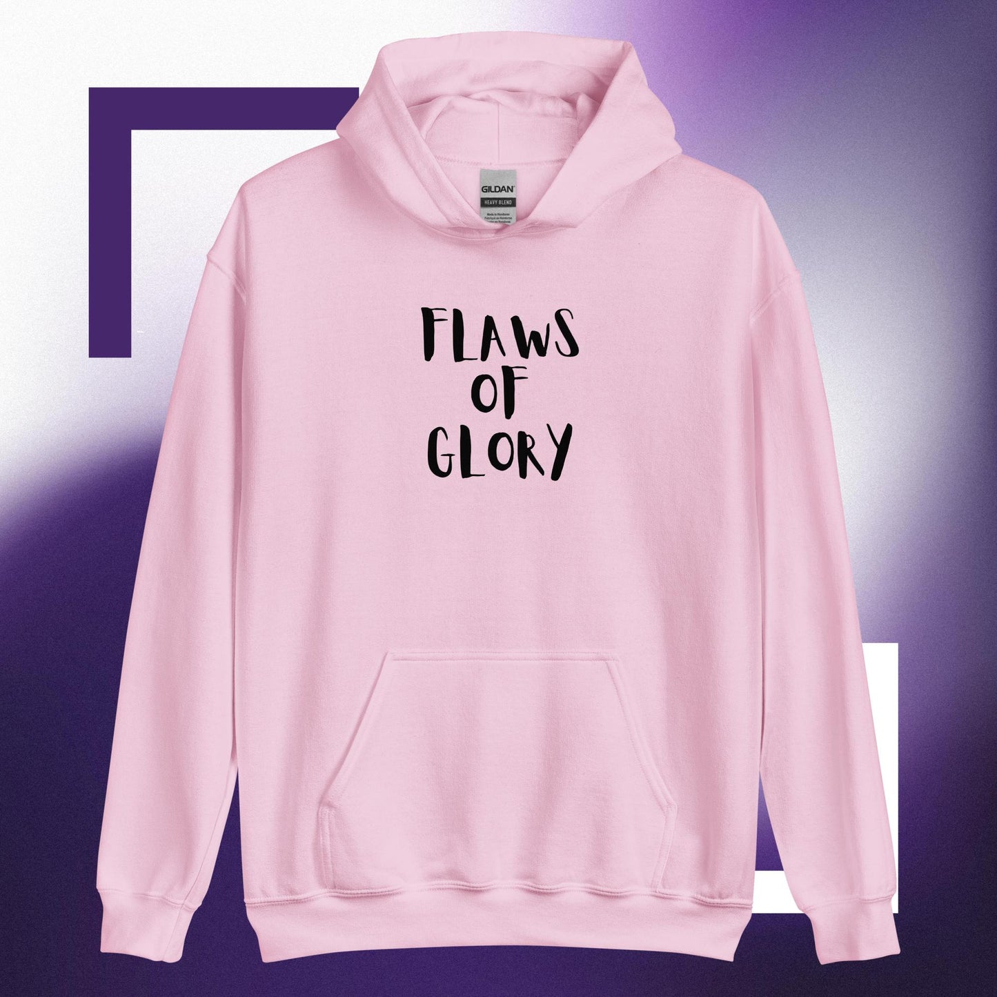 Unisex Hoodie "Flaws Of Glory"