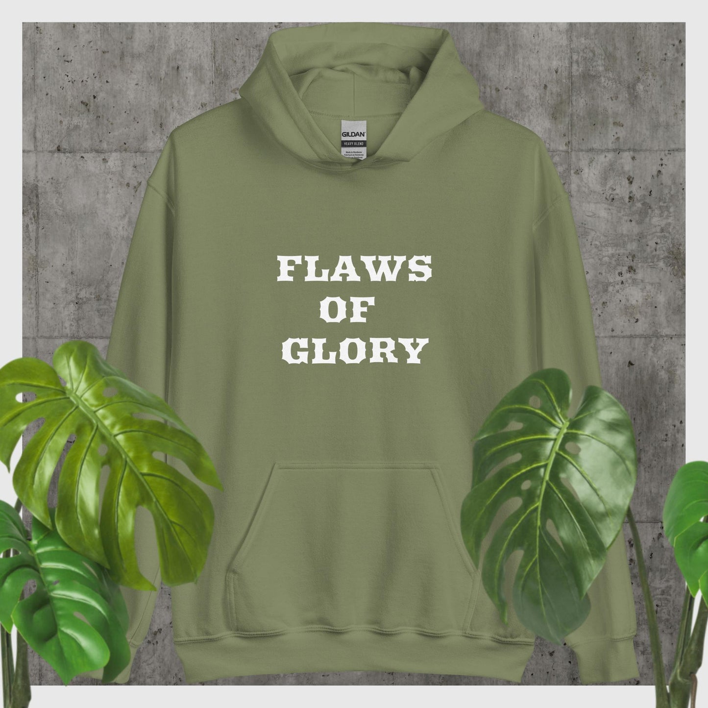 Unisex Hoodie "Flaws Of Glory"