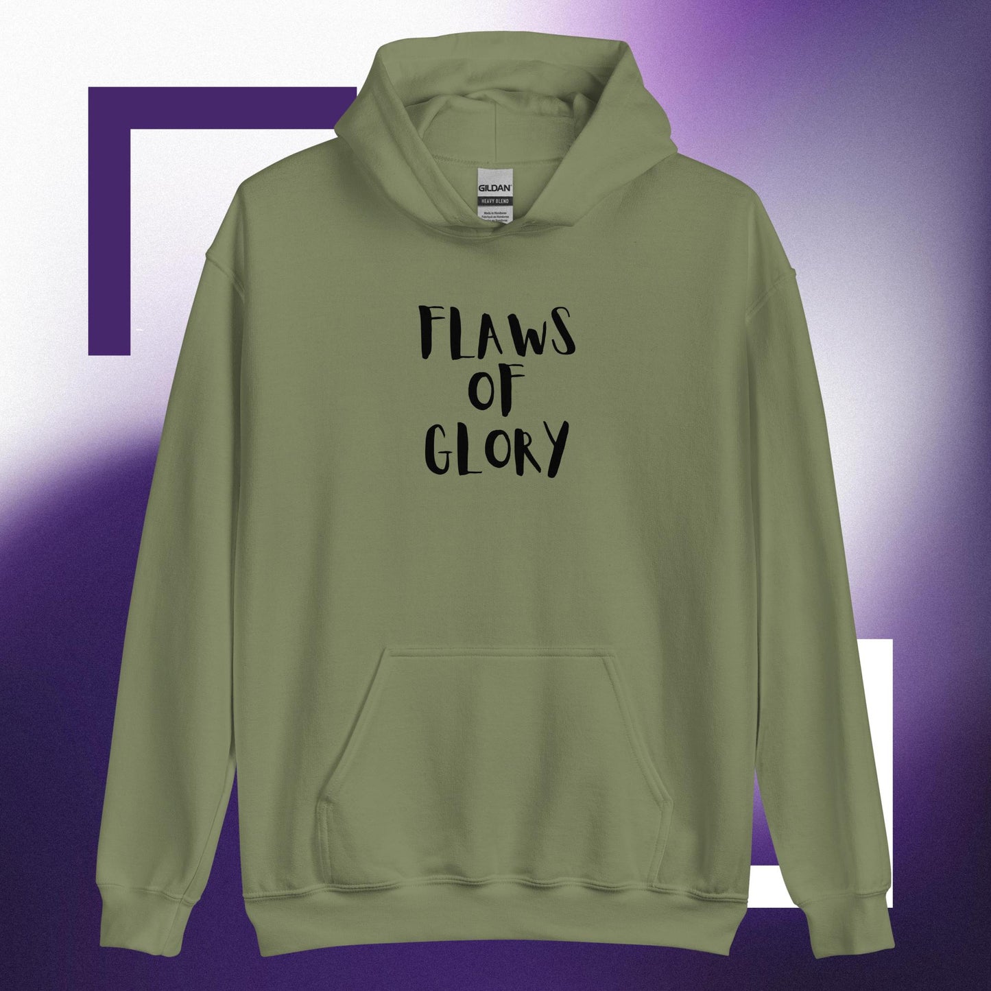 Unisex Hoodie "Flaws Of Glory"