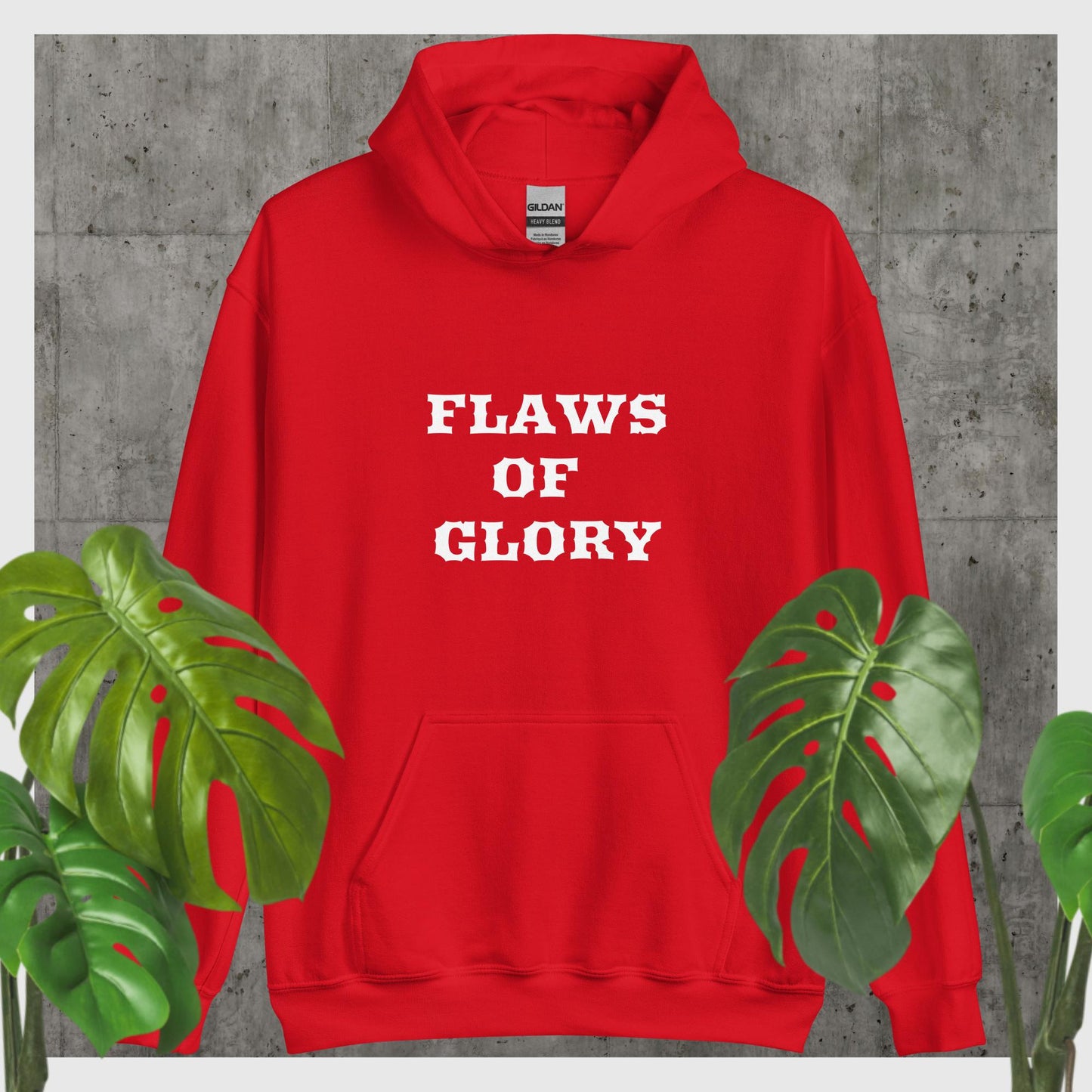 Unisex Hoodie "Flaws Of Glory"
