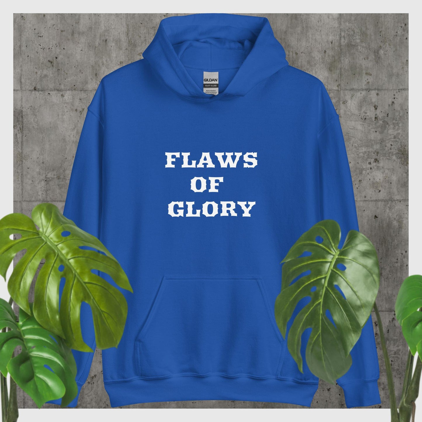 Unisex Hoodie "Flaws Of Glory"