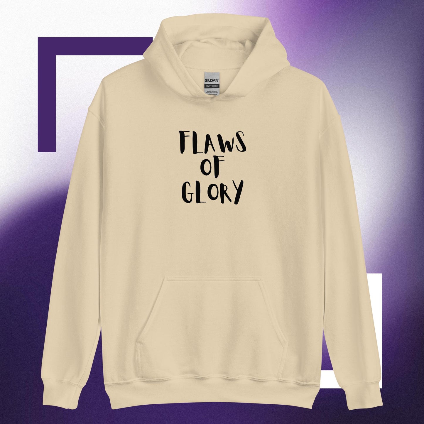 Unisex Hoodie "Flaws Of Glory"