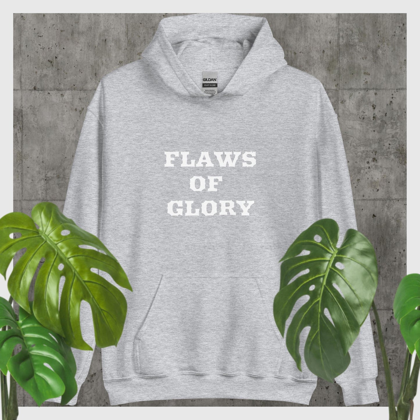 Unisex Hoodie "Flaws Of Glory"