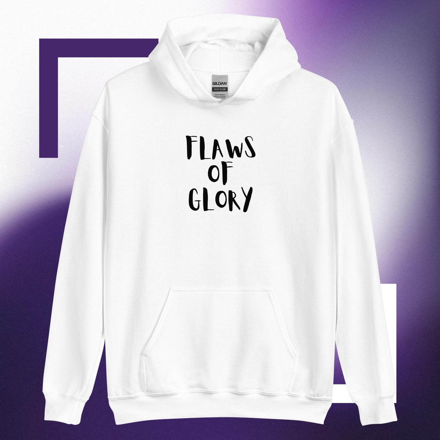 Unisex Hoodie "Flaws Of Glory"