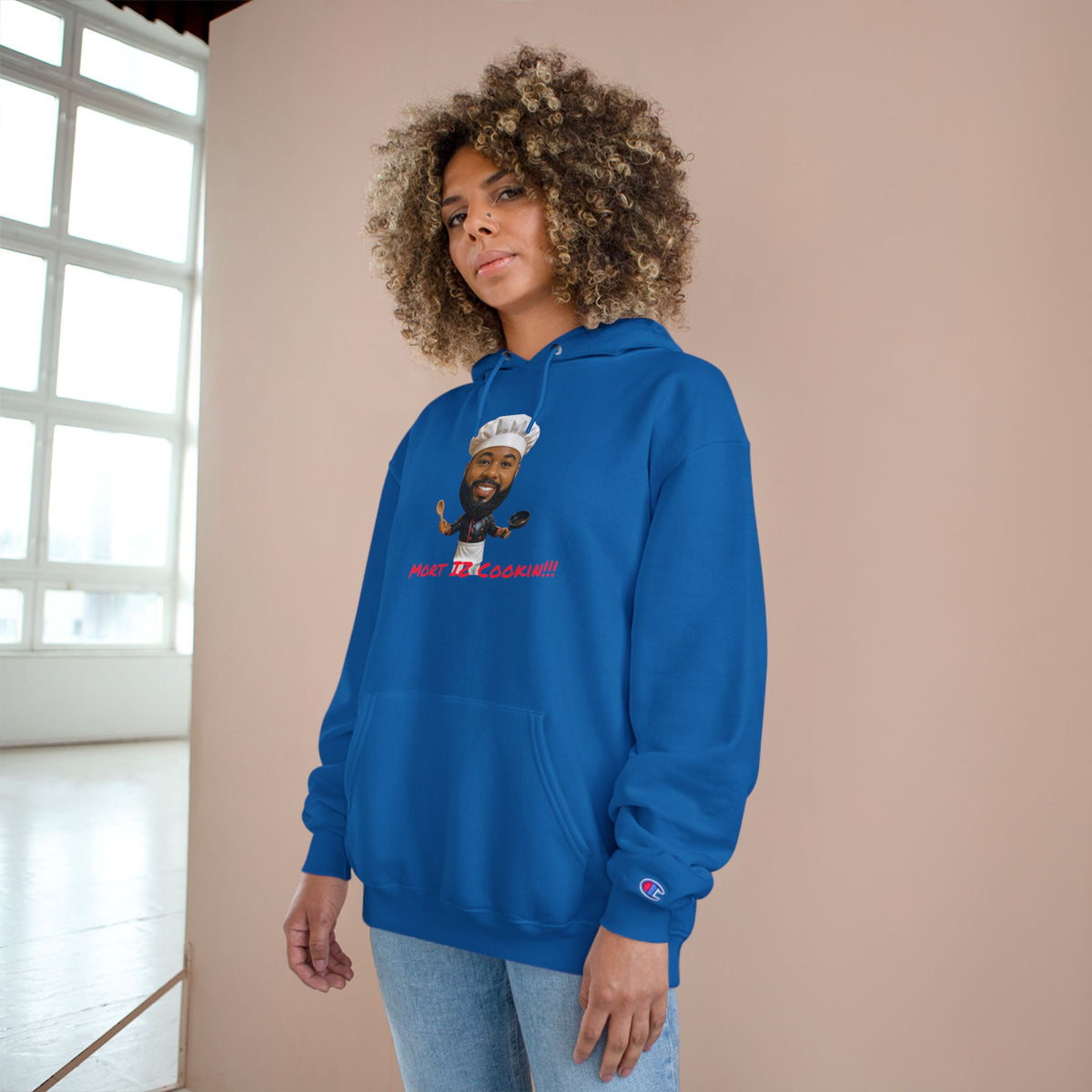 Hoodie — "Most Bellicocan!!!" Chef Face Graphic Champion-Style Pullover