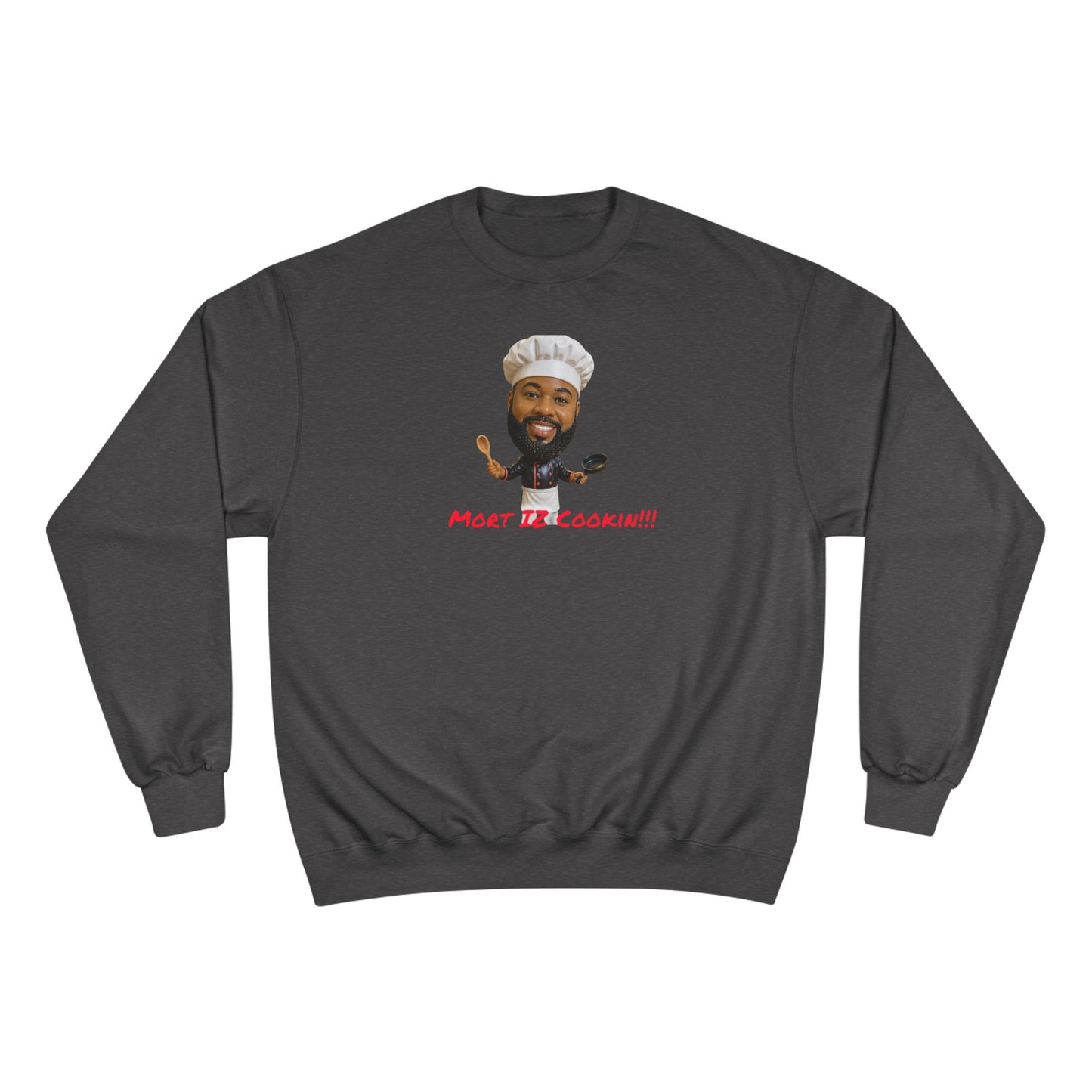 Chef Portrait Sweatshirt – "Most Delicious!!!" Graphic Crewneck
