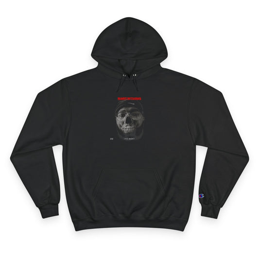 Stylish Skull Graphic Hoodie  (From Rap Single Mort Returns) - Unisex Streetwear, Perfect for Halloween, Casual Outings, Gift for Friends, Trendy Layering, Everyday Comfort