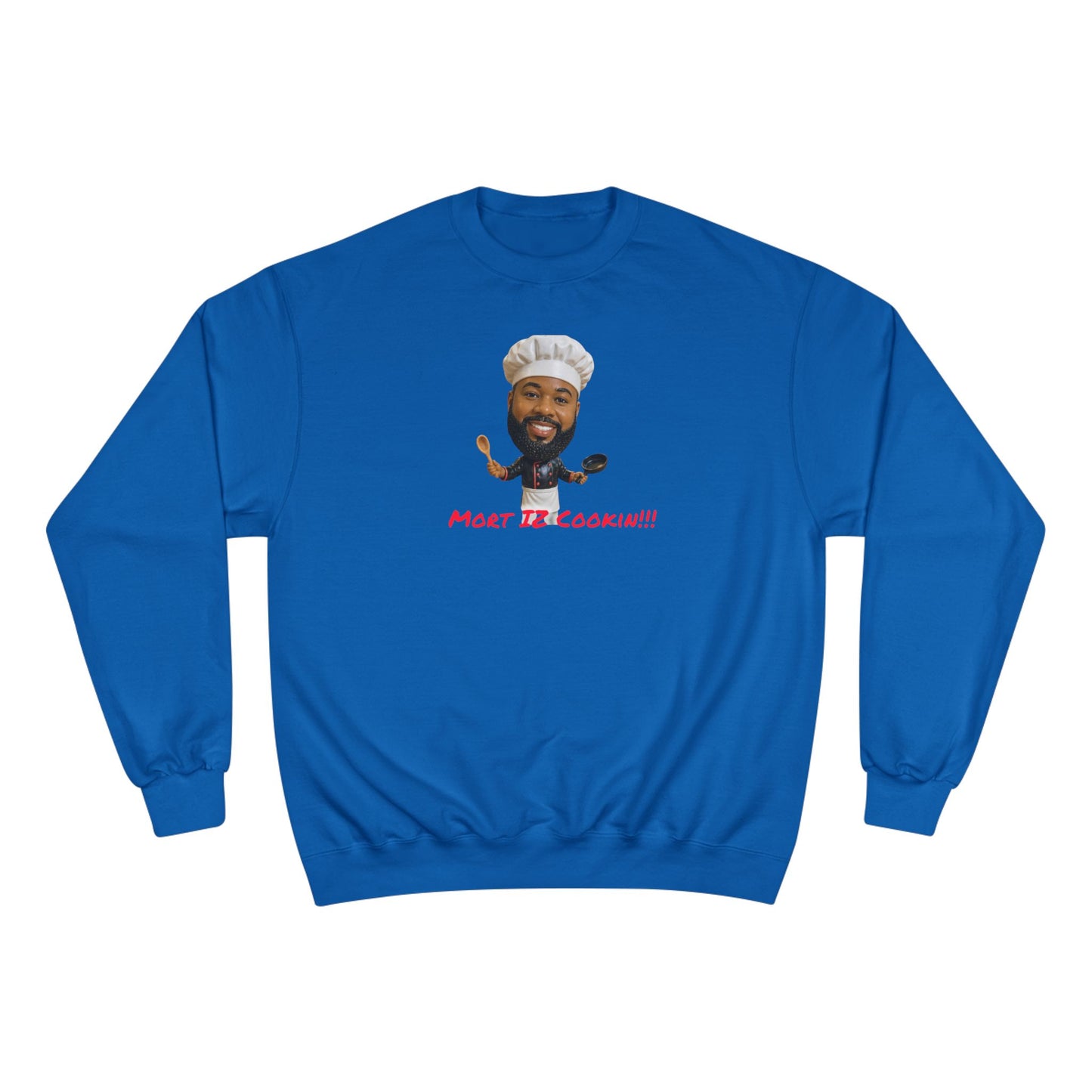Chef Portrait Sweatshirt – "Most Delicious!!!" Graphic Crewneck
