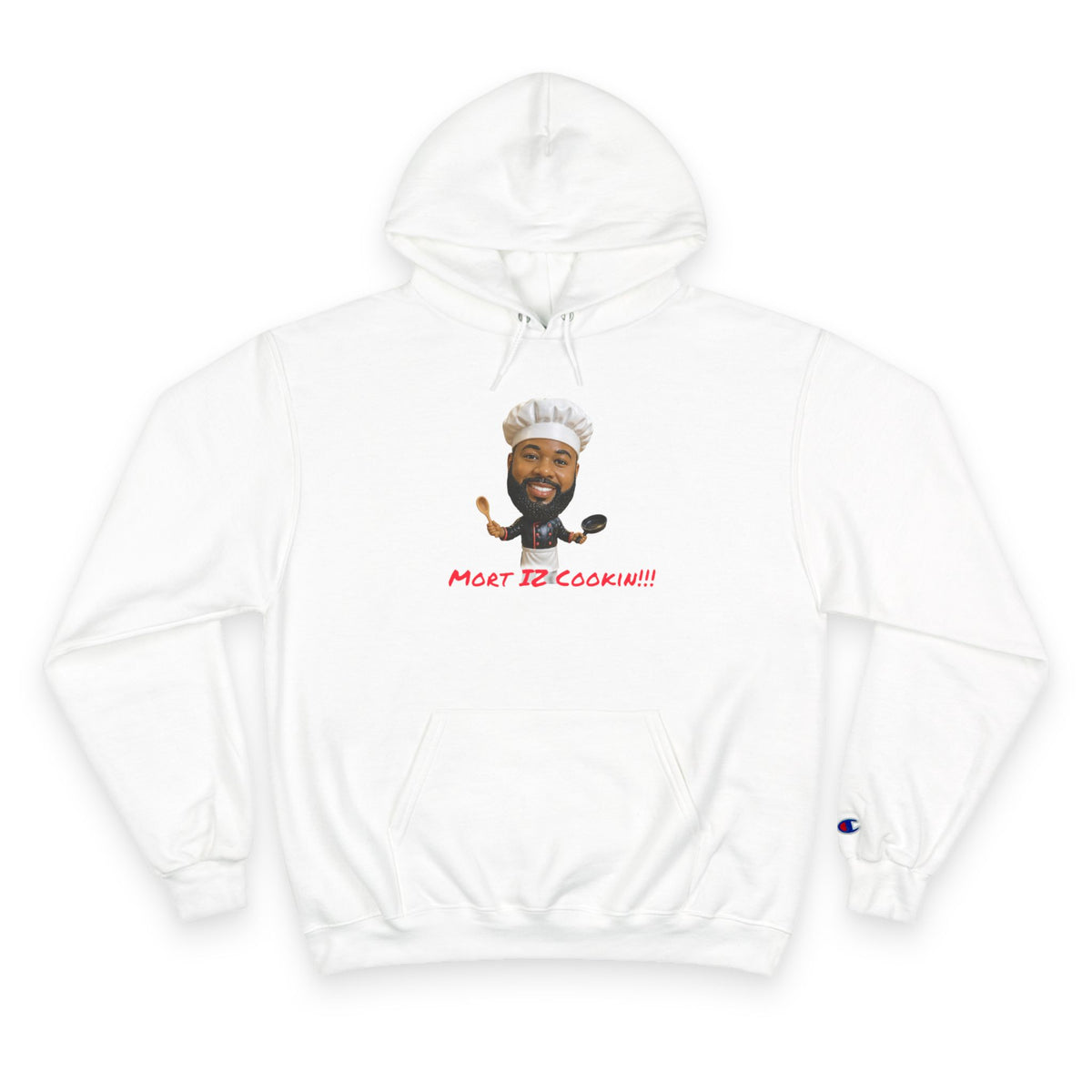 Hoodie — "Most Bellicocan!!!" Chef Face Graphic Champion-Style Pullover