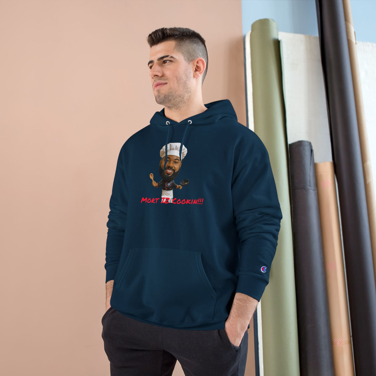 Hoodie — "Most Bellicocan!!!" Chef Face Graphic Champion-Style Pullover