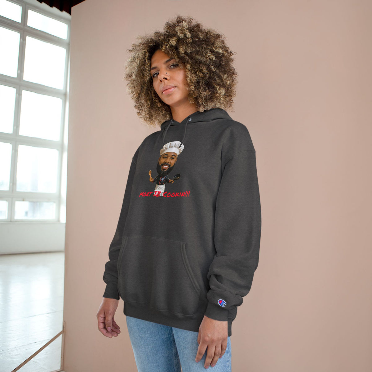 Hoodie — "Most Bellicocan!!!" Chef Face Graphic Champion-Style Pullover