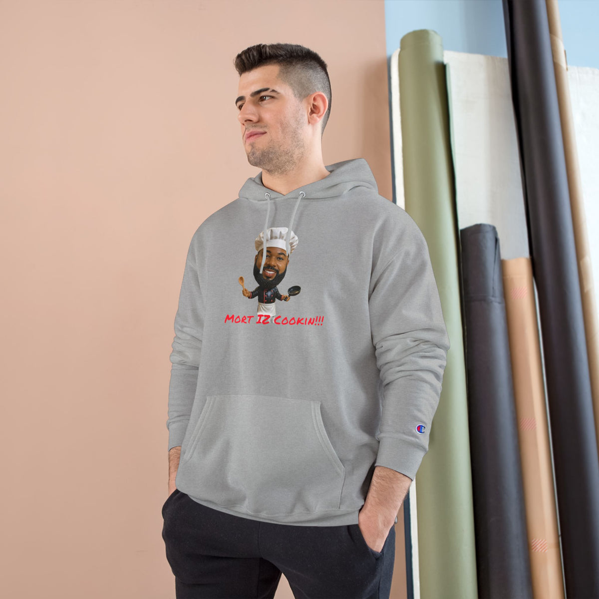 Hoodie — "Most Bellicocan!!!" Chef Face Graphic Champion-Style Pullover