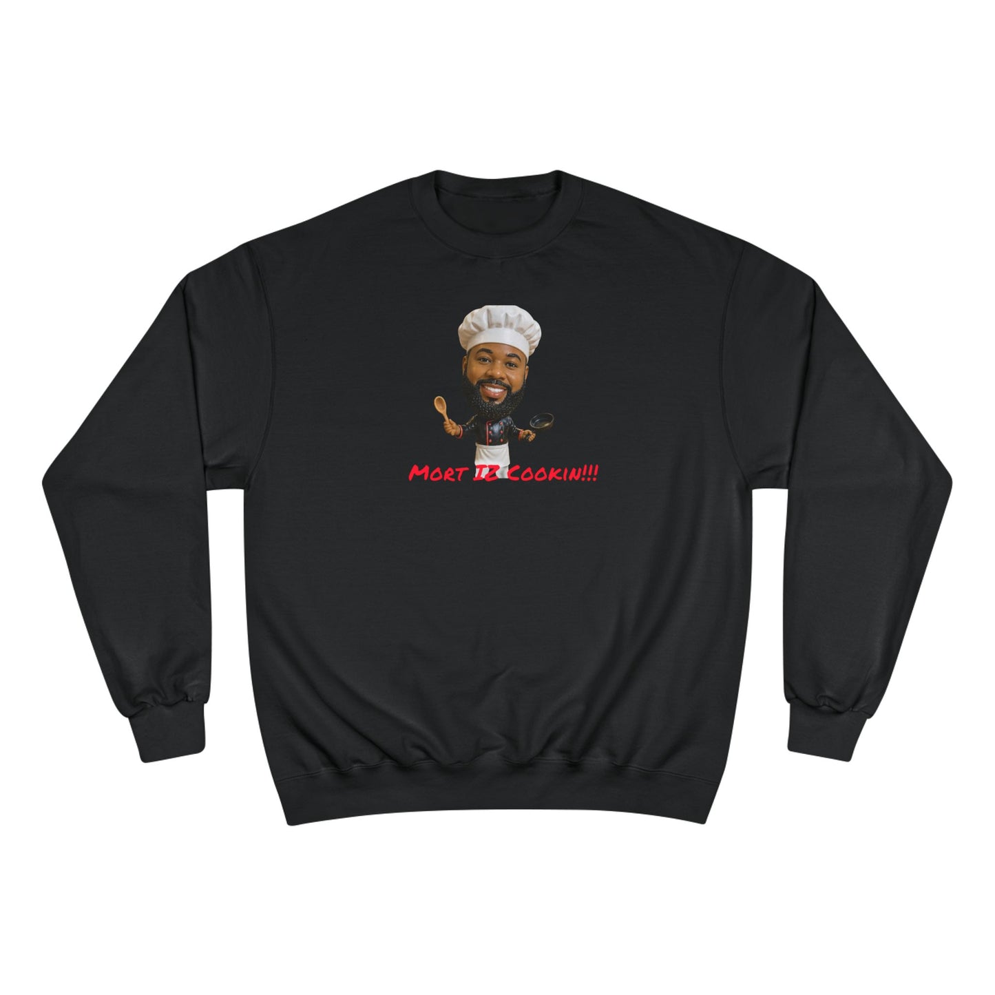 Chef Portrait Sweatshirt – "Most Delicious!!!" Graphic Crewneck
