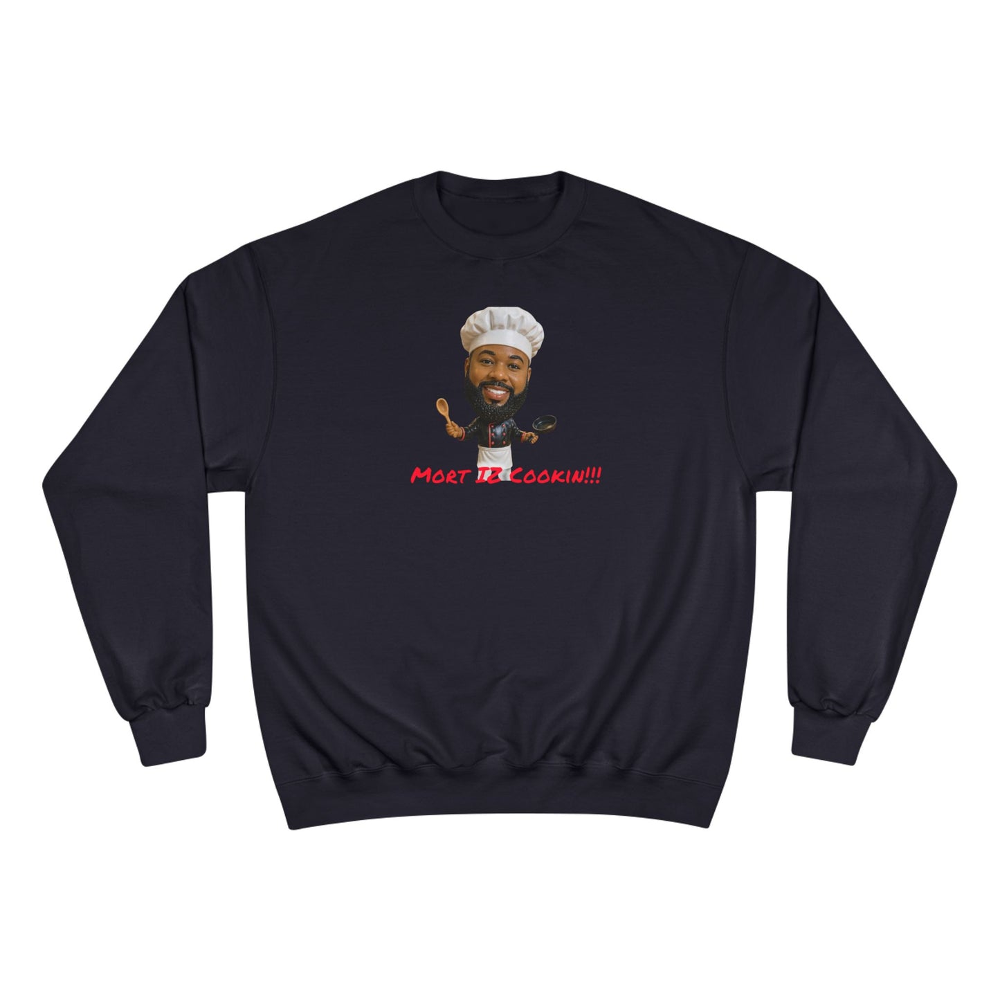 Chef Portrait Sweatshirt – "Most Delicious!!!" Graphic Crewneck