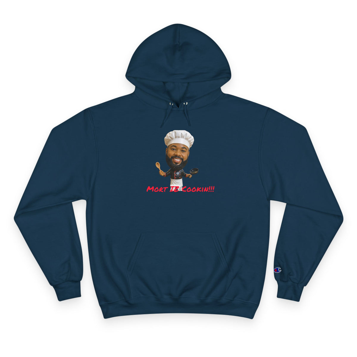 Hoodie — "Most Bellicocan!!!" Chef Face Graphic Champion-Style Pullover