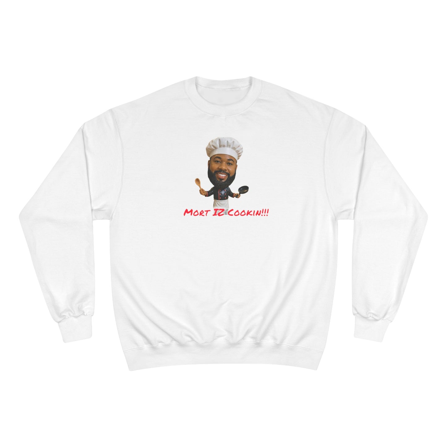 Chef Portrait Sweatshirt – "Most Delicious!!!" Graphic Crewneck