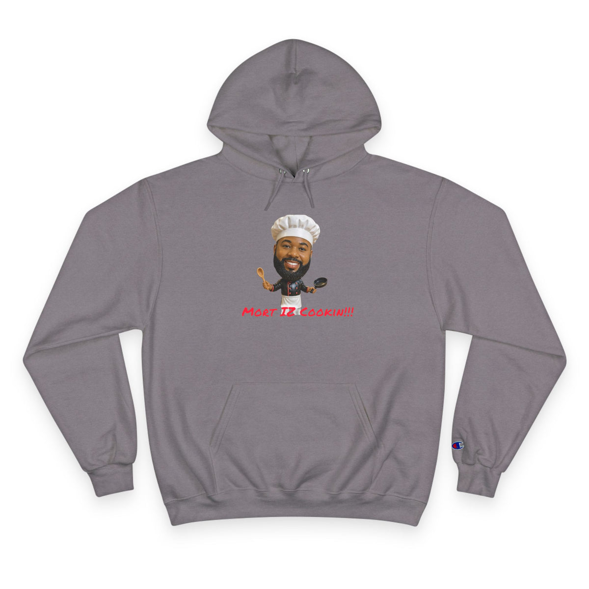 Hoodie — "Most Bellicocan!!!" Chef Face Graphic Champion-Style Pullover
