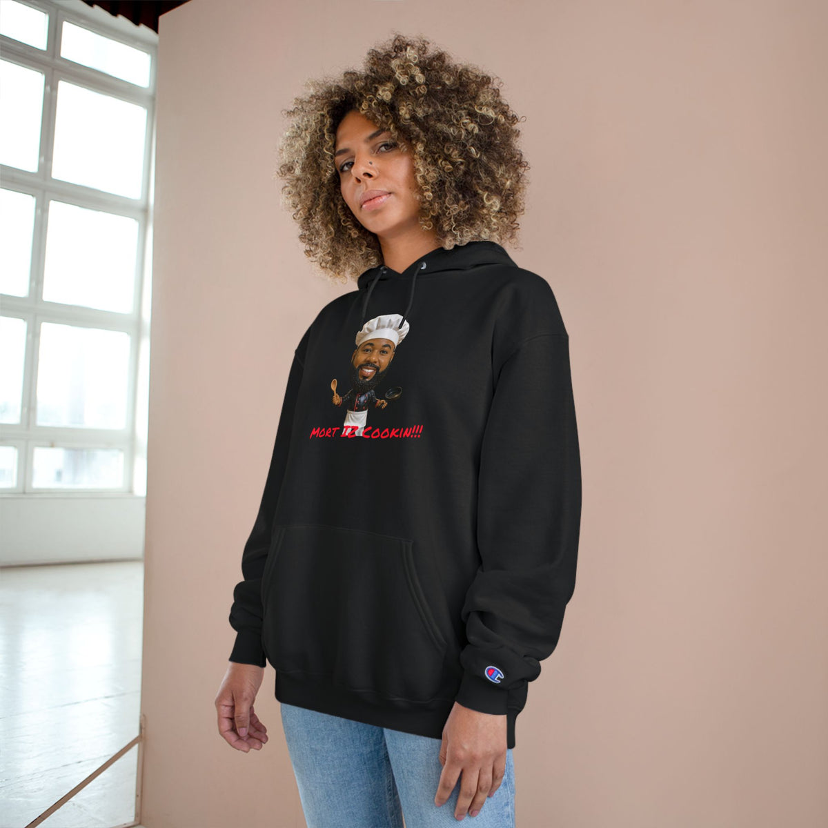 Hoodie — "Most Bellicocan!!!" Chef Face Graphic Champion-Style Pullover