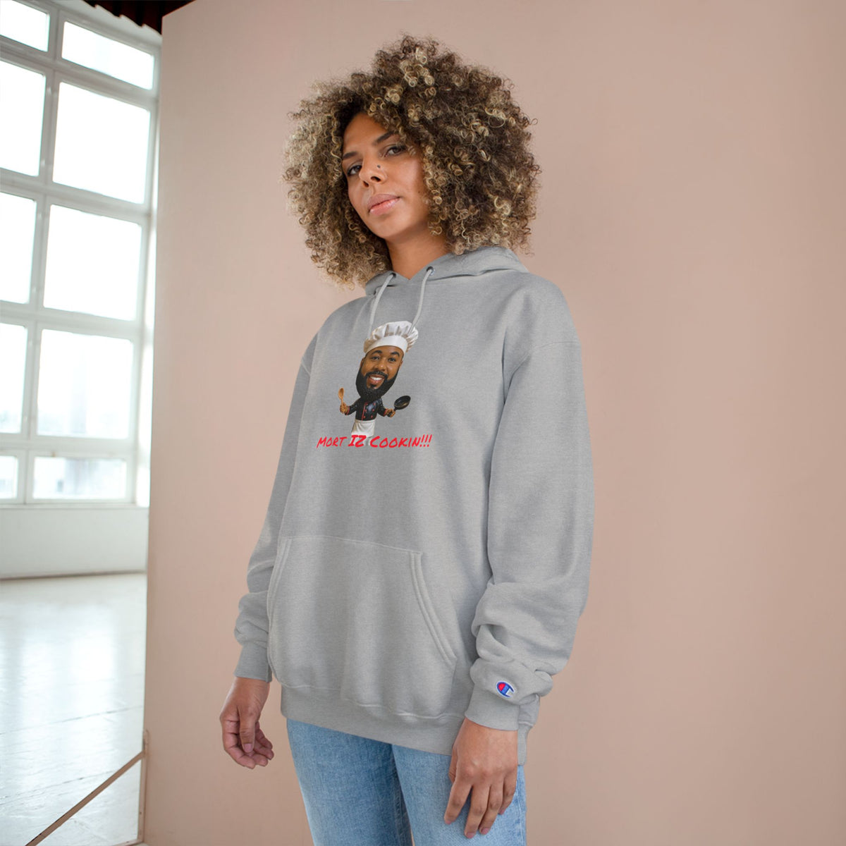 Hoodie — "Most Bellicocan!!!" Chef Face Graphic Champion-Style Pullover