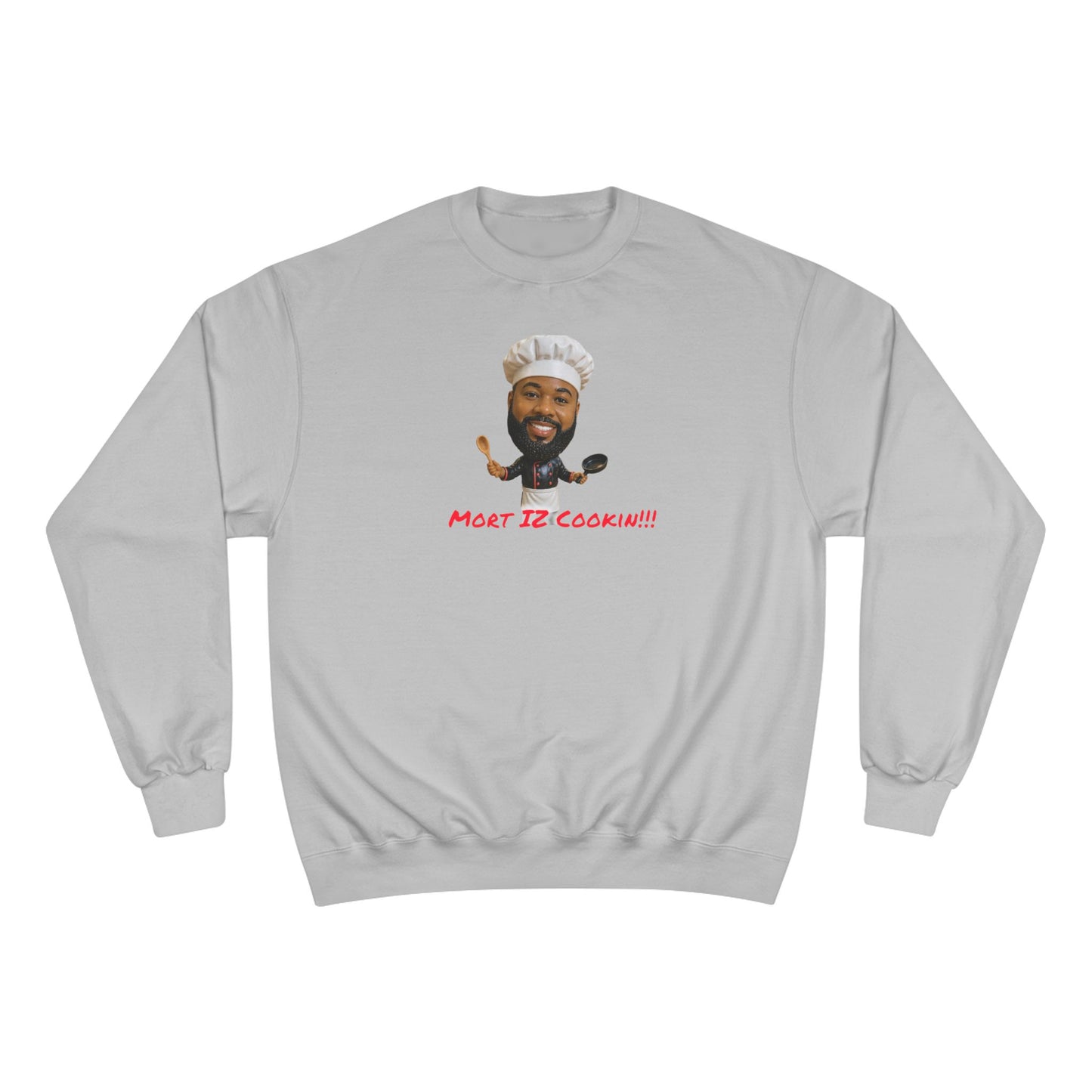 Chef Portrait Sweatshirt – "Most Delicious!!!" Graphic Crewneck