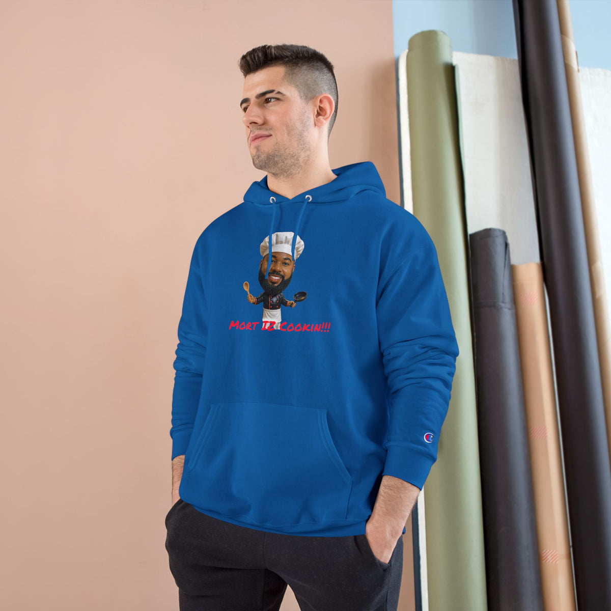 Hoodie — "Most Bellicocan!!!" Chef Face Graphic Champion-Style Pullover